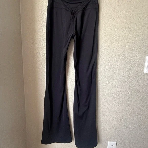 Anna-Kaci for Target High Waist Flare Leg Yoga Pants size SMALL (black) - Picture 8 of 11